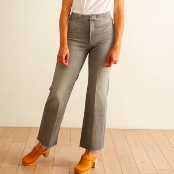 MOTHER DENIM THE LOOP DE LOOP FRAY JEANS BEAM ME UP WASH BOHO fall $258 classic - Picture 1 of 16